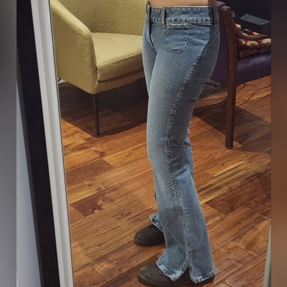 2000s Flared jeans with side slit - Picture 6 of 6
